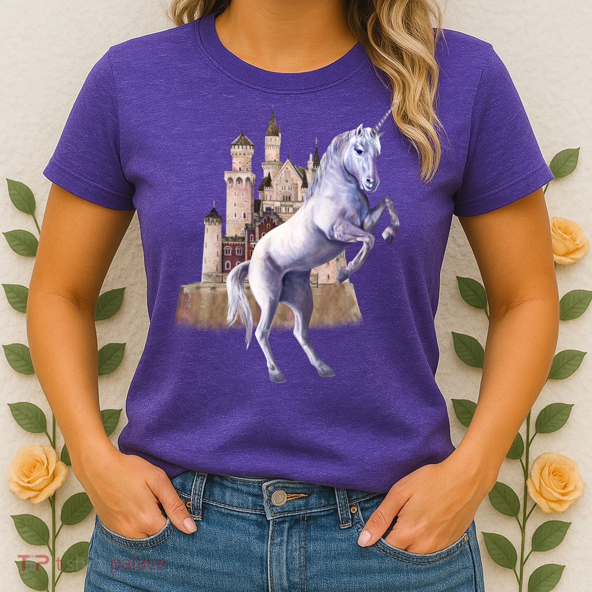 Unicorn Castle Women's T-Shirt
