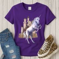 Unicorn Castle Women's T-Shirt thumb 3