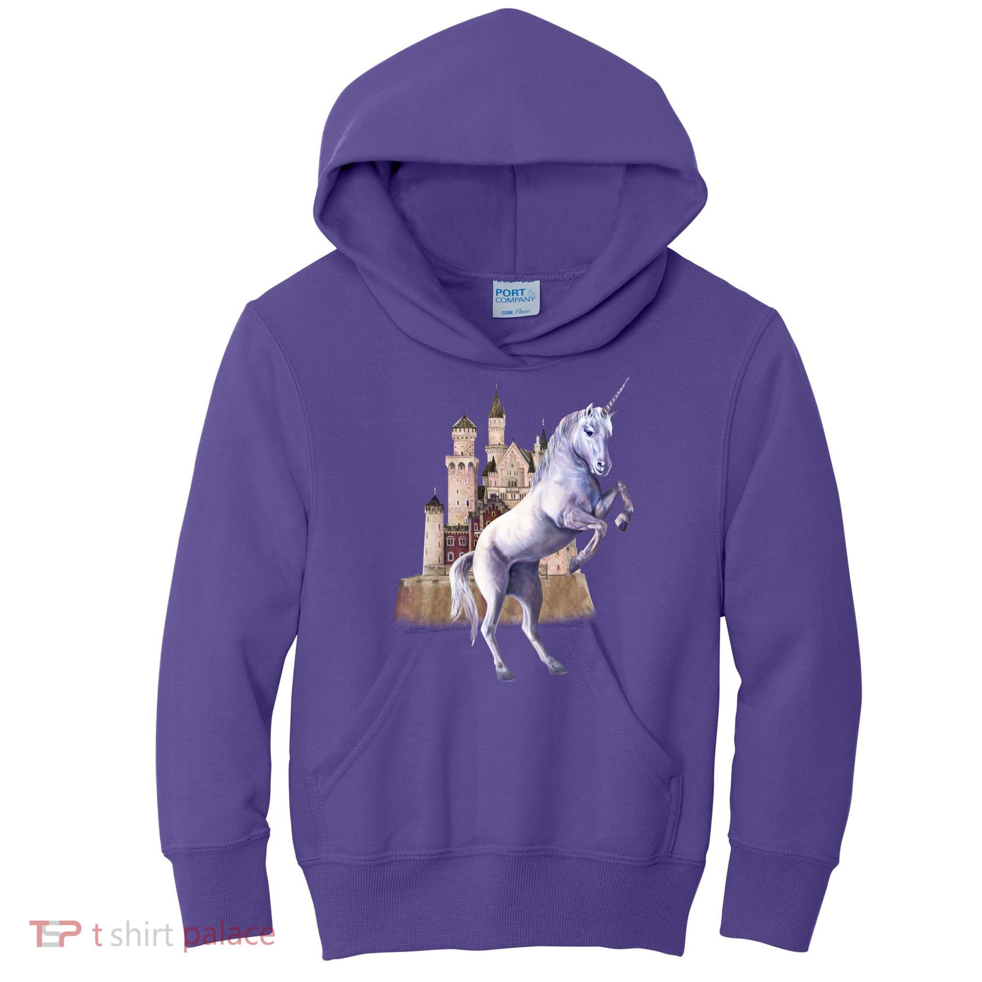 Unicorn Castle Kids Hoodie