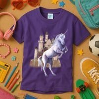 Unicorn Castle Kids T-Shirt thumb 3