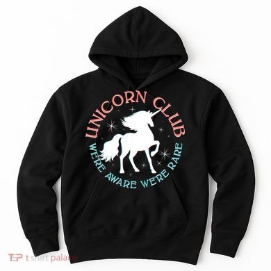 Unicorn Club We're Aware We're Rare Hoodie