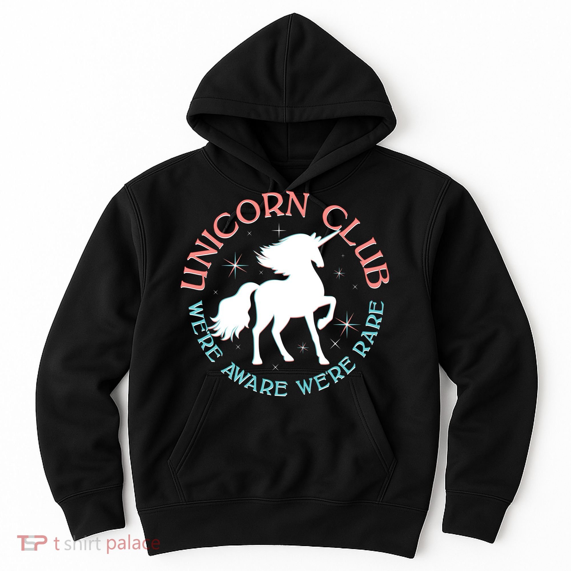 Unicorn Club We're Aware We're Rare Hoodie