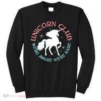 Unicorn Club We're Aware We're Rare Sweatshirt thumb 0