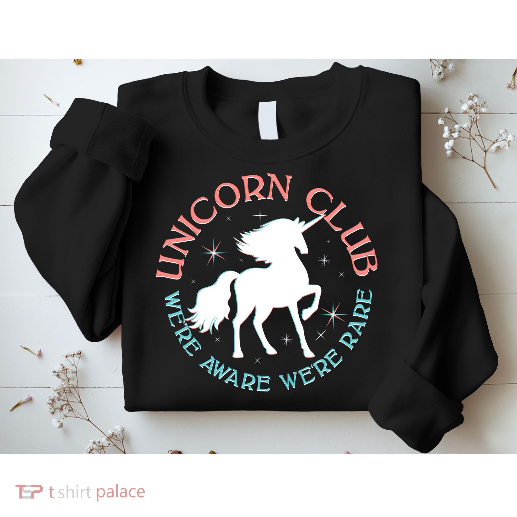 Unicorn Club We're Aware We're Rare Sweatshirt