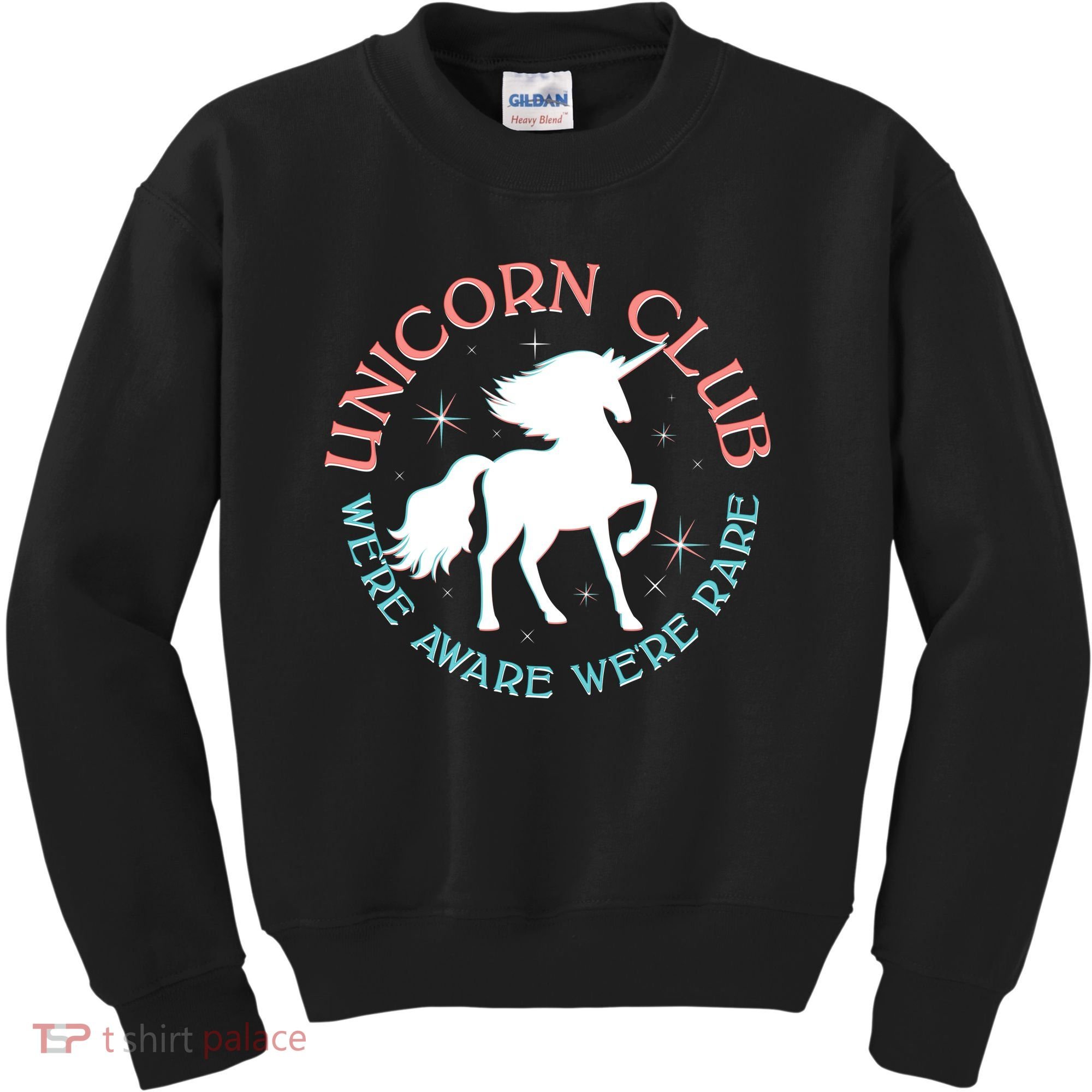 Unicorn Club We're Aware We're Rare Kids Sweatshirt
