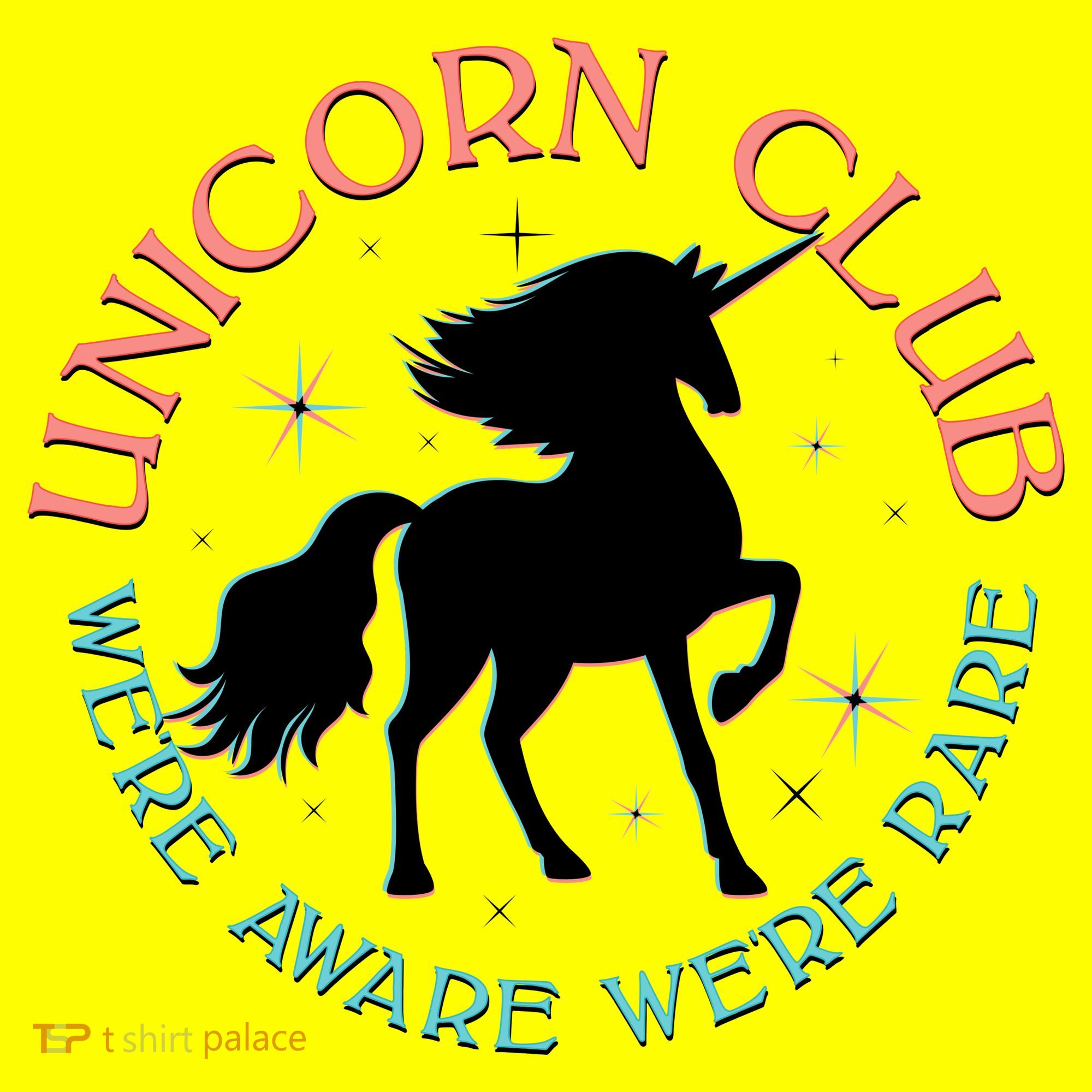 Unicorn Club We're Aware We're Rare USA-Made Doggie Bandana