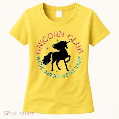 Unicorn Club We're Aware We're Rare Women's T-Shirt