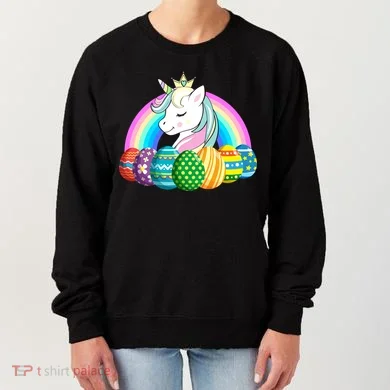 Unicorn Easter Eggs Women's Sweatshirt