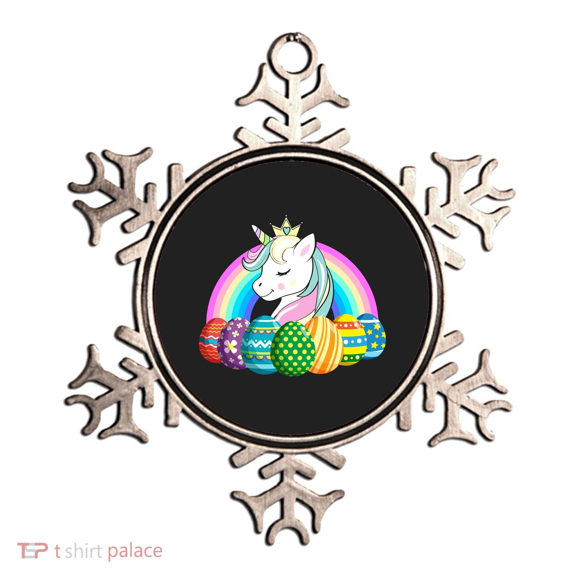 Unicorn Easter Eggs Ornament
