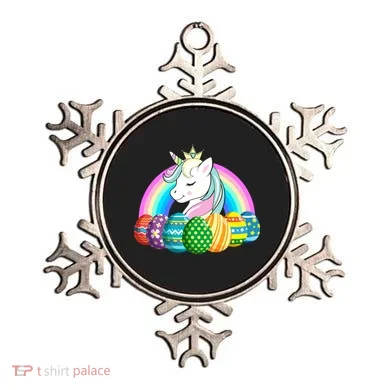 Unicorn Easter Eggs Ornament