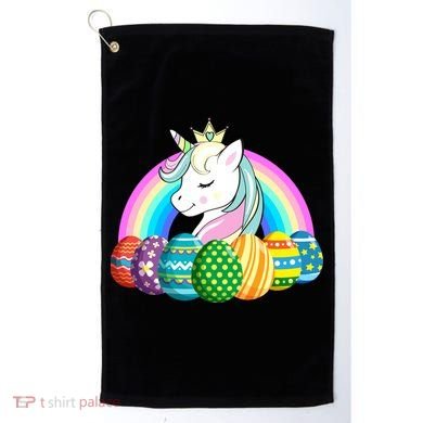 Unicorn Easter Eggs Golf Towel