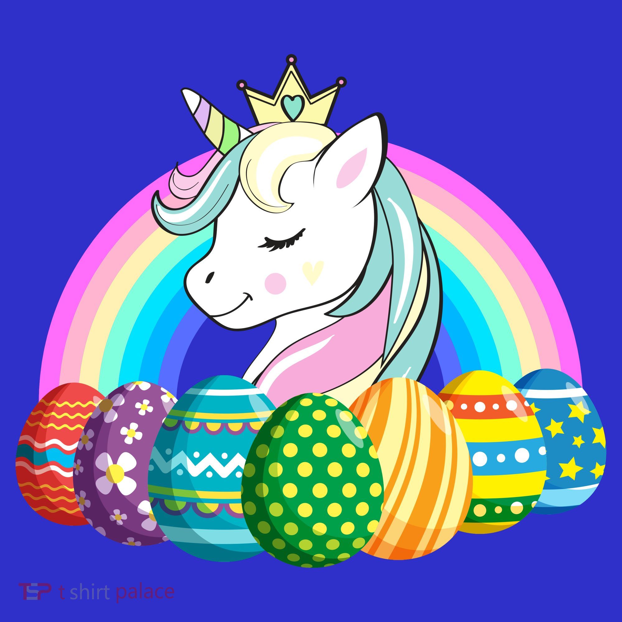 Unicorn Easter Eggs Apron