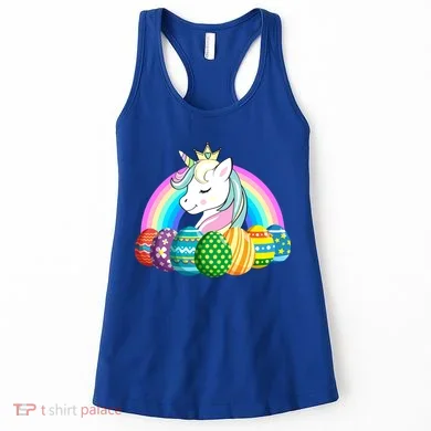 Unicorn Easter Eggs Women's Tank Top