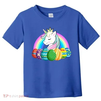 Unicorn Easter Eggs Toddler T-Shirt