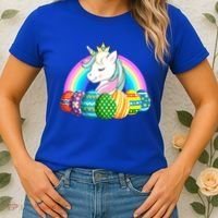 Unicorn Easter Eggs Women's T-Shirt thumb 2