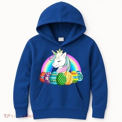 Unicorn Easter Eggs Kids Hoodie