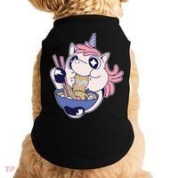 Unicorn Eating Ramen Noodles Doggie Tank thumb 0