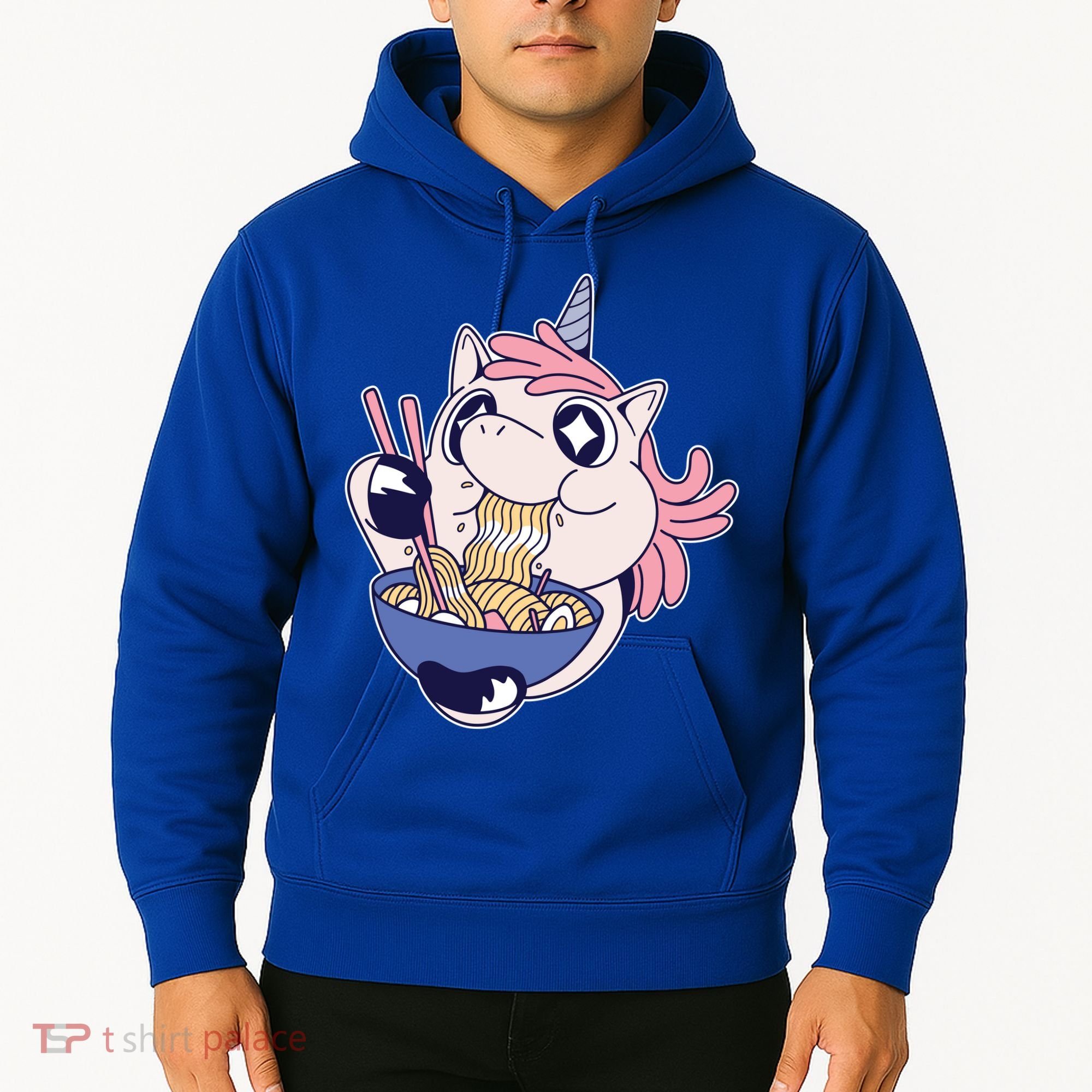 Unicorn Eating Ramen Noodles Hoodie