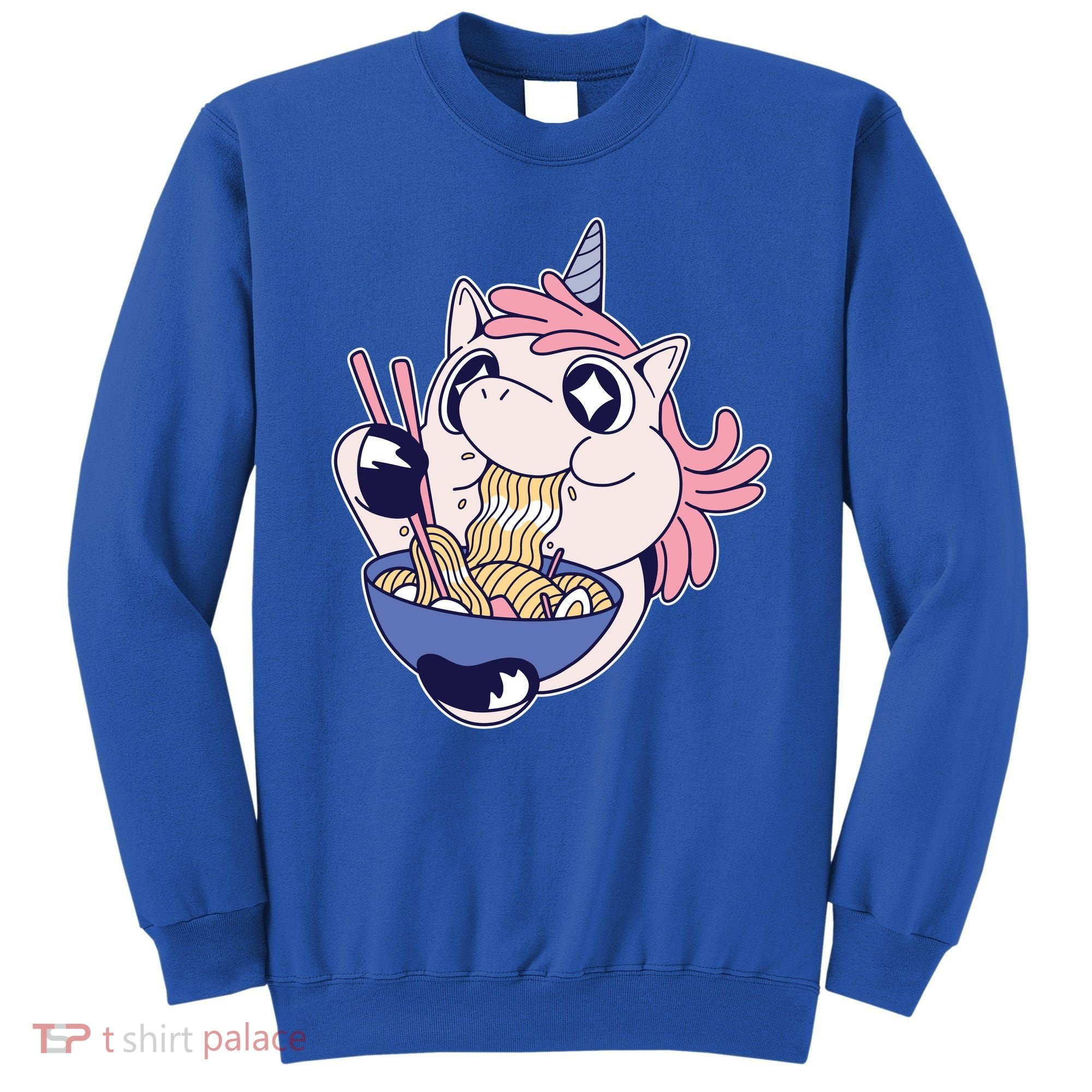 Unicorn Eating Ramen Noodles Sweatshirt
