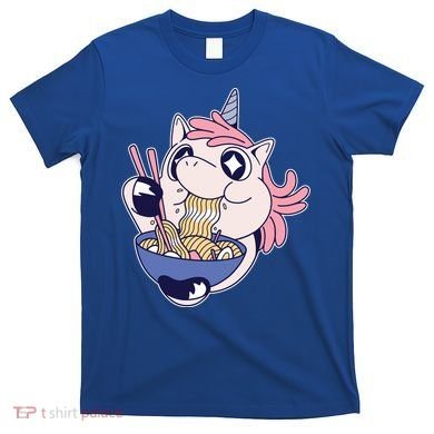Unicorn Eating Ramen Noodles T-Shirt
