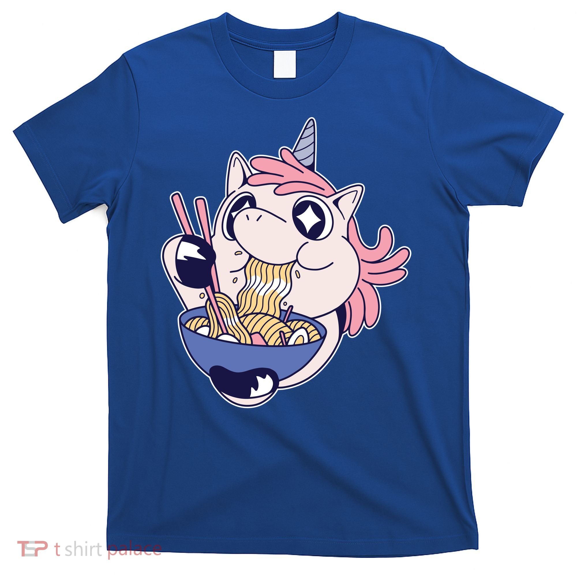 Unicorn Eating Ramen Noodles T-Shirt