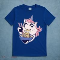 Unicorn Eating Ramen Noodles T-Shirt thumb 5