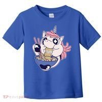 Unicorn Eating Ramen Noodles Toddler T-Shirt thumb 0