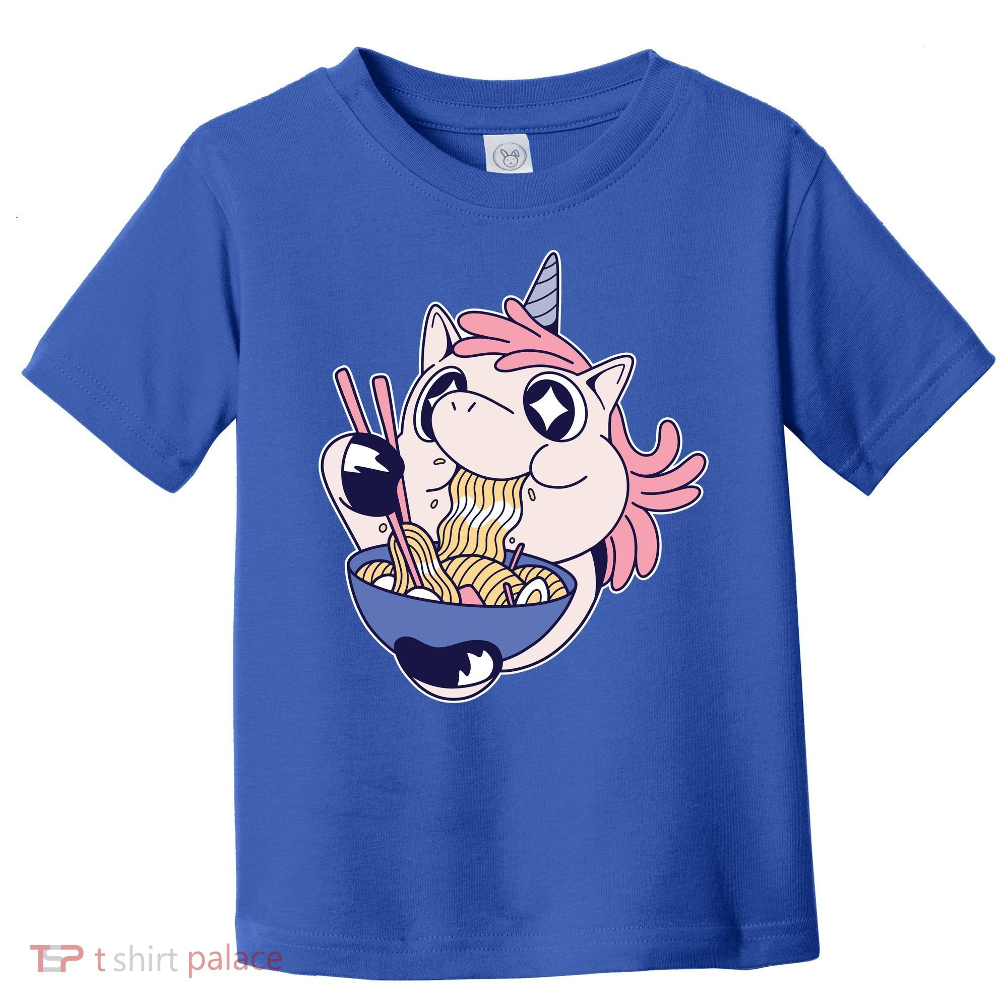 Unicorn Eating Ramen Noodles Toddler T-Shirt