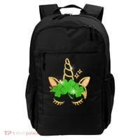 Unicorn Face St. Patrick's Day Backpack thumb 0