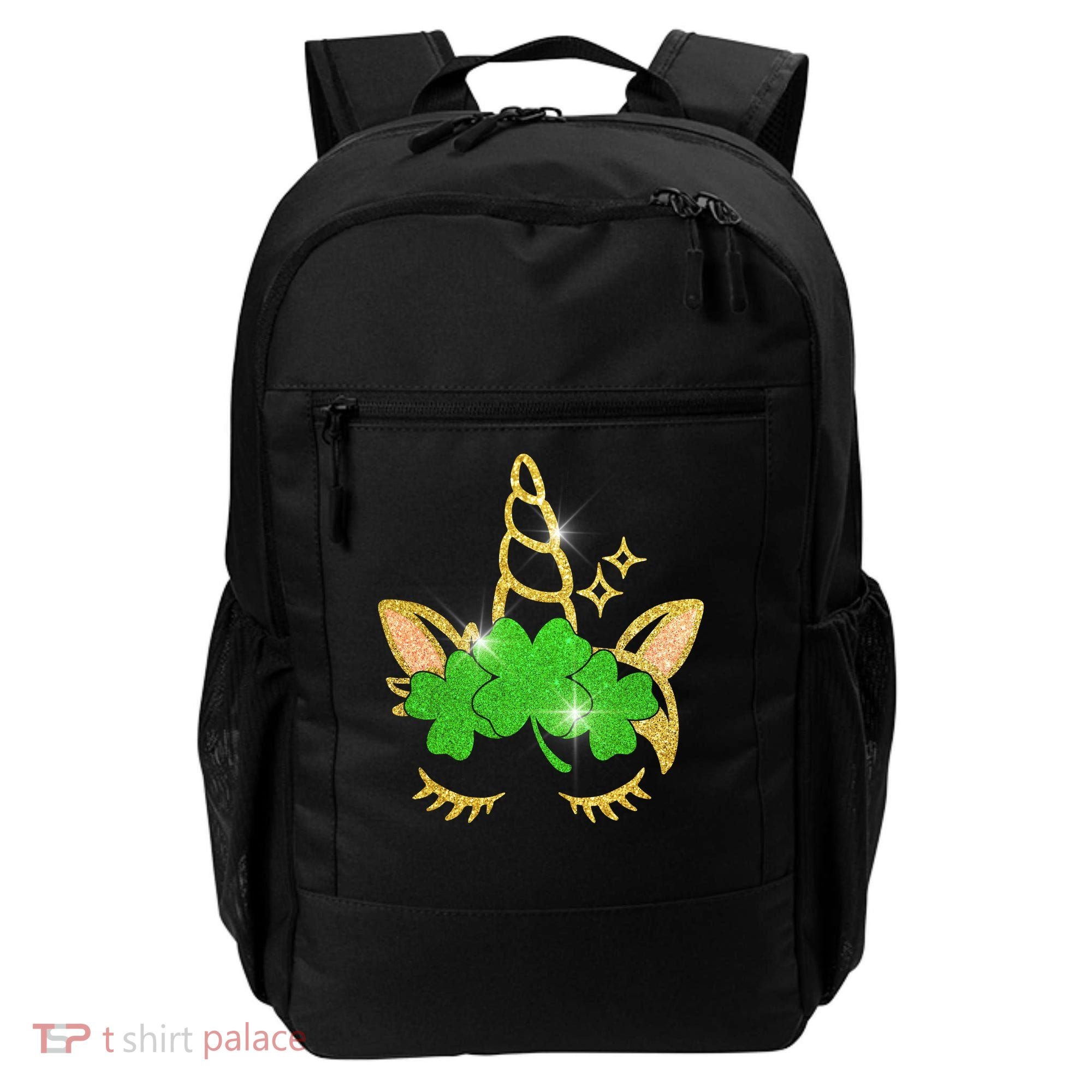 Unicorn Face St. Patrick's Day Backpack