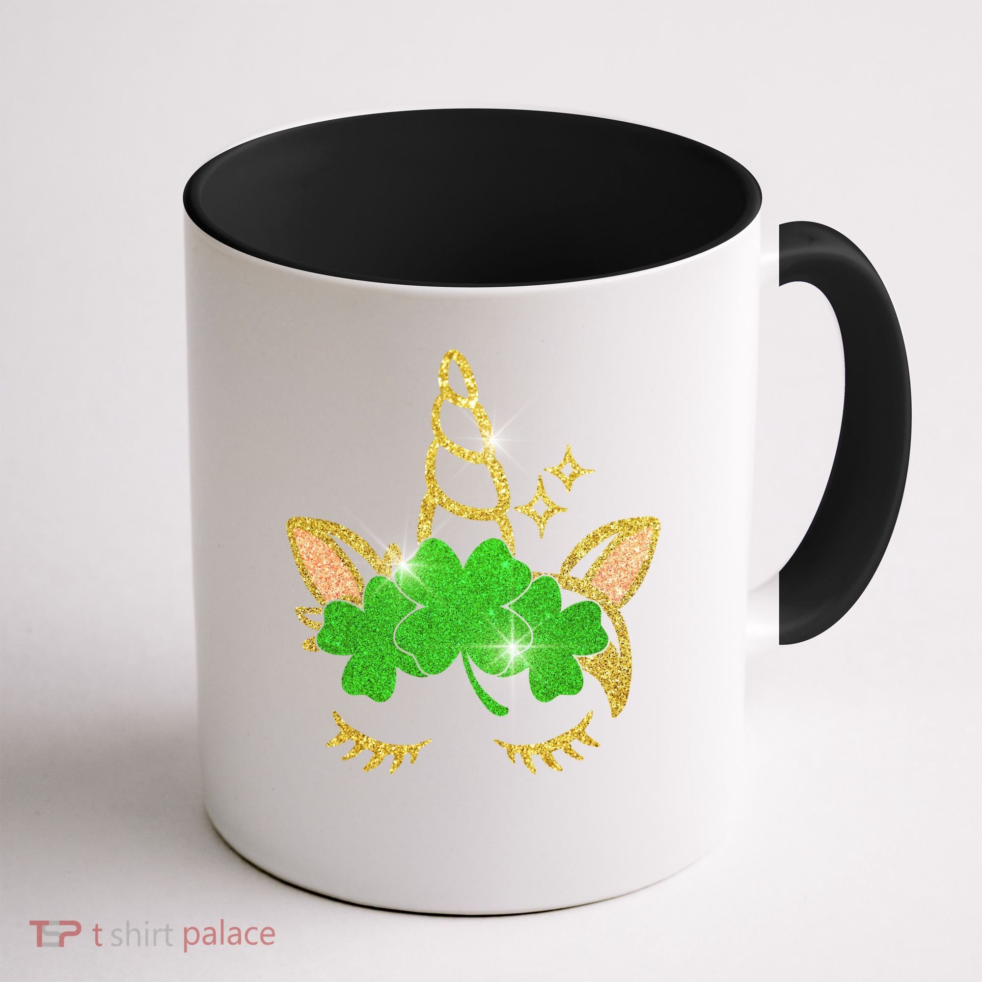 Unicorn Face St. Patrick's Day Coffee Mug