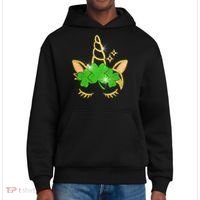 Unicorn Face St. Patrick's Day District V.I.T. Heavyweight Hoodie thumb 0