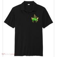 Unicorn Face St. Patrick's Day Sport-Tek Posi-UV Pro Polo thumb 0