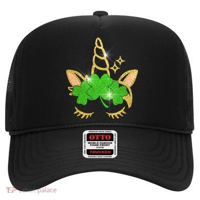 Unicorn Face St. Patrick's Day Hat
