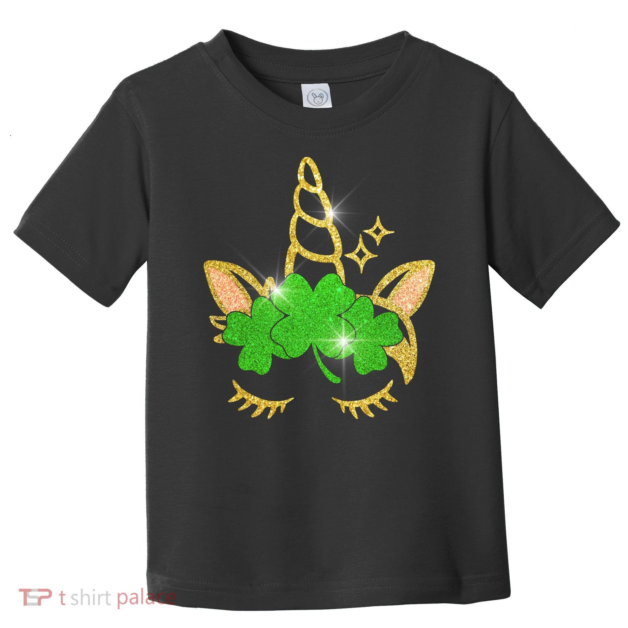 Unicorn Face St. Patrick's Day Toddler T-Shirt