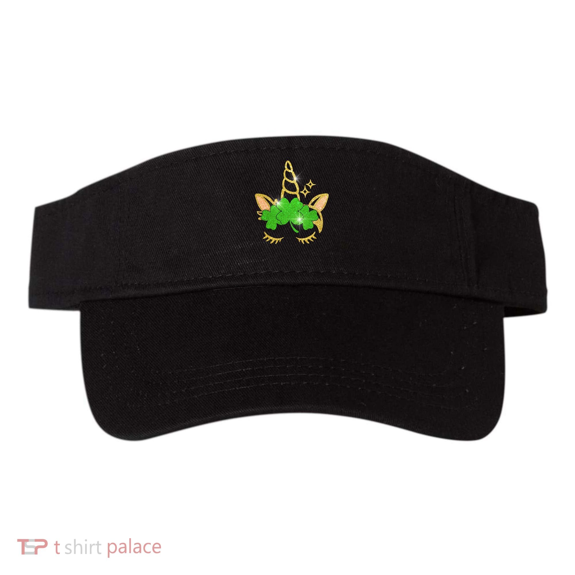 Unicorn Face St. Patrick's Day Visor