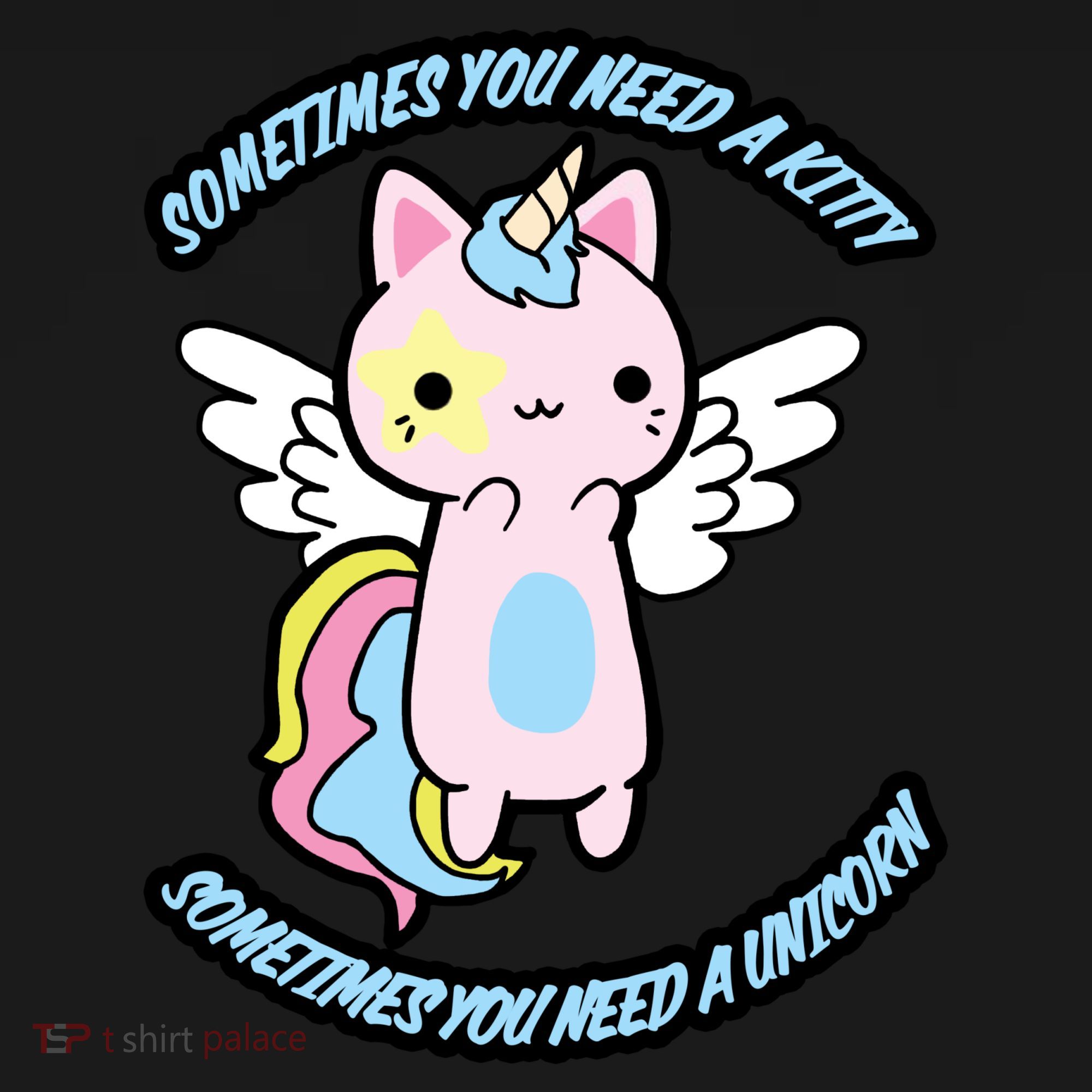 Unicorn Kitty Funny Cute Meme Pajama Set