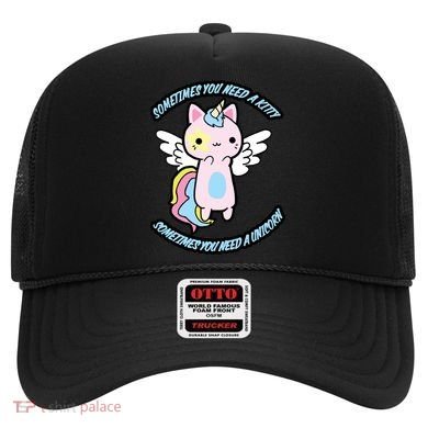 Unicorn Kitty Funny Cute Meme Hat