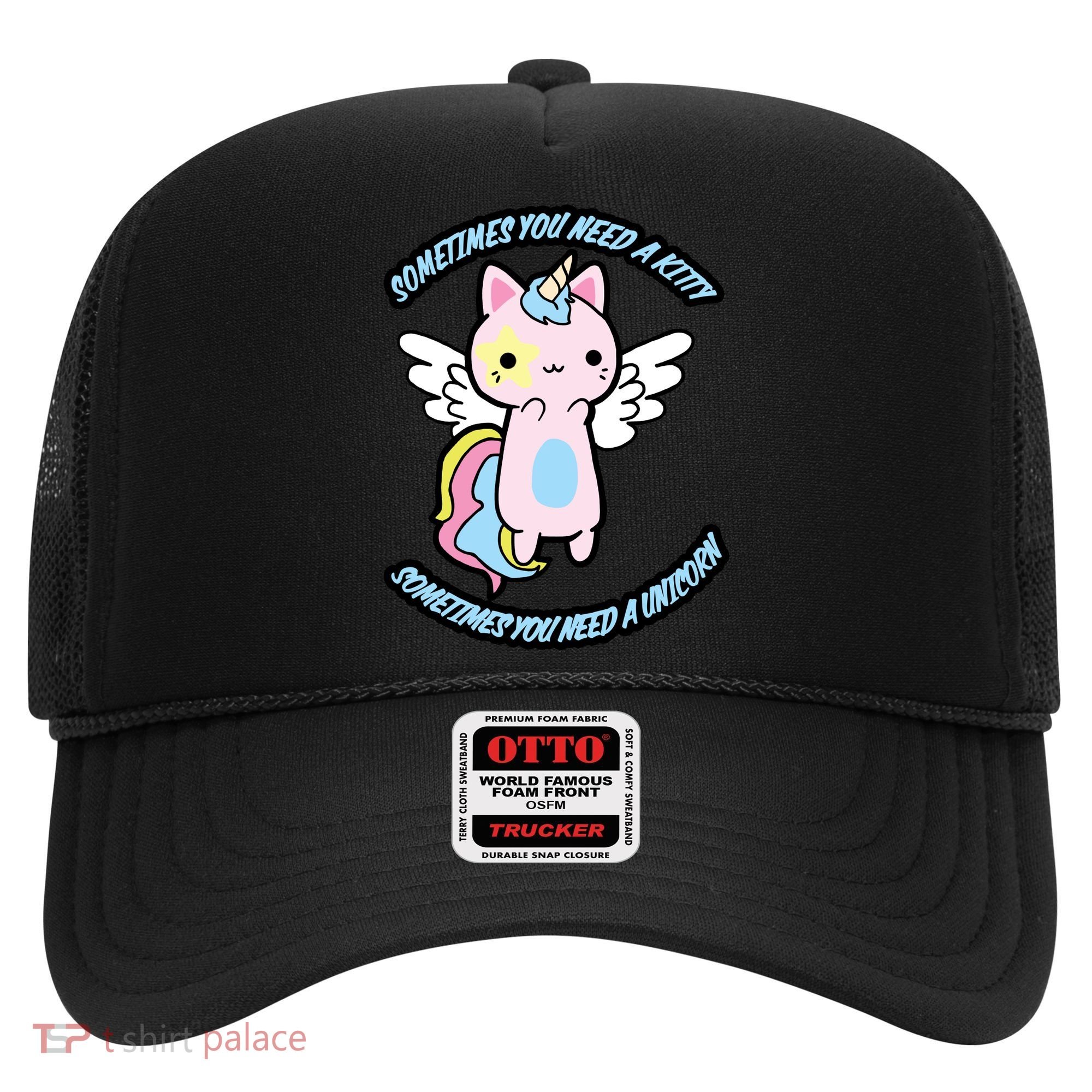 Unicorn Kitty Funny Cute Meme Hat