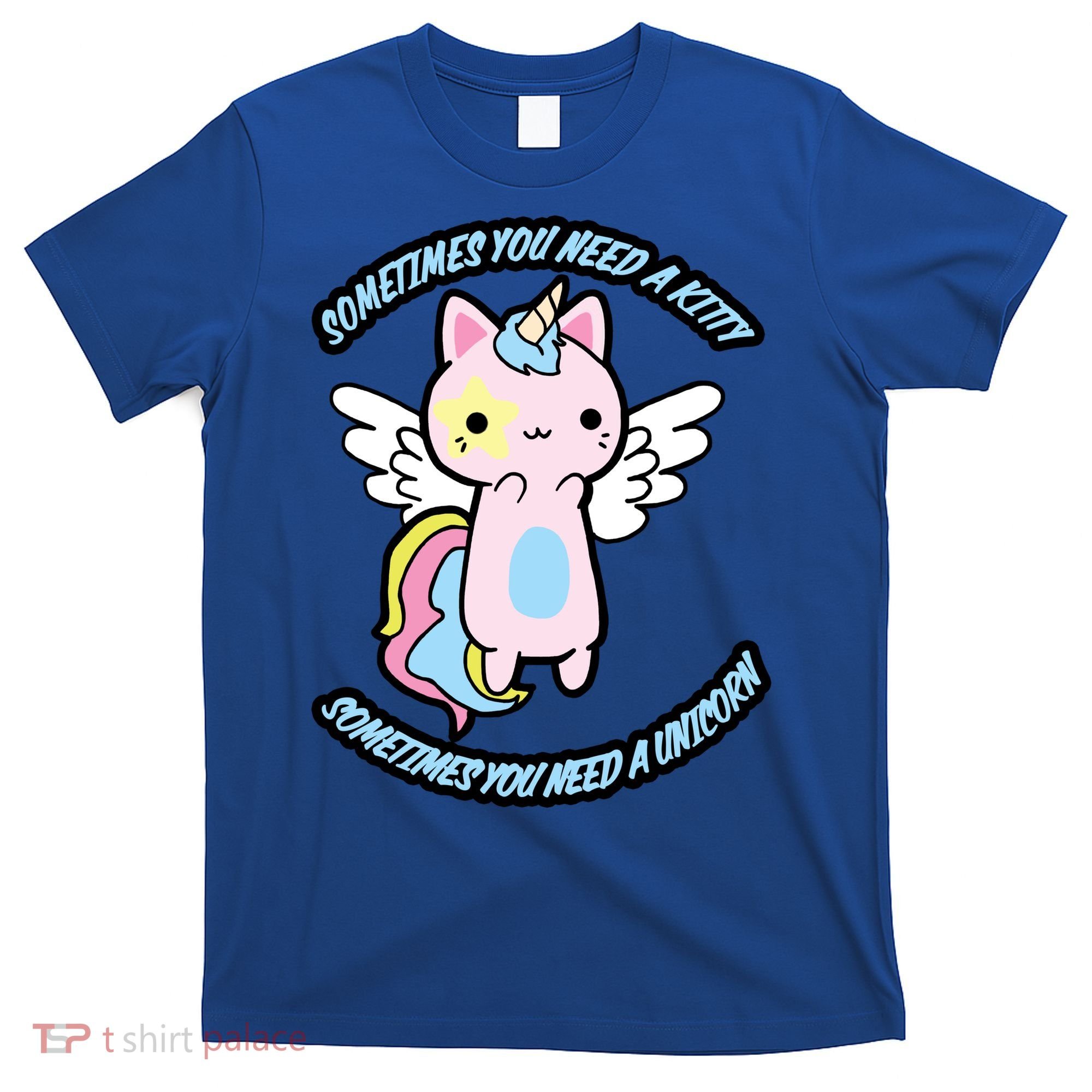 Unicorn Kitty Funny Cute Meme T-Shirt