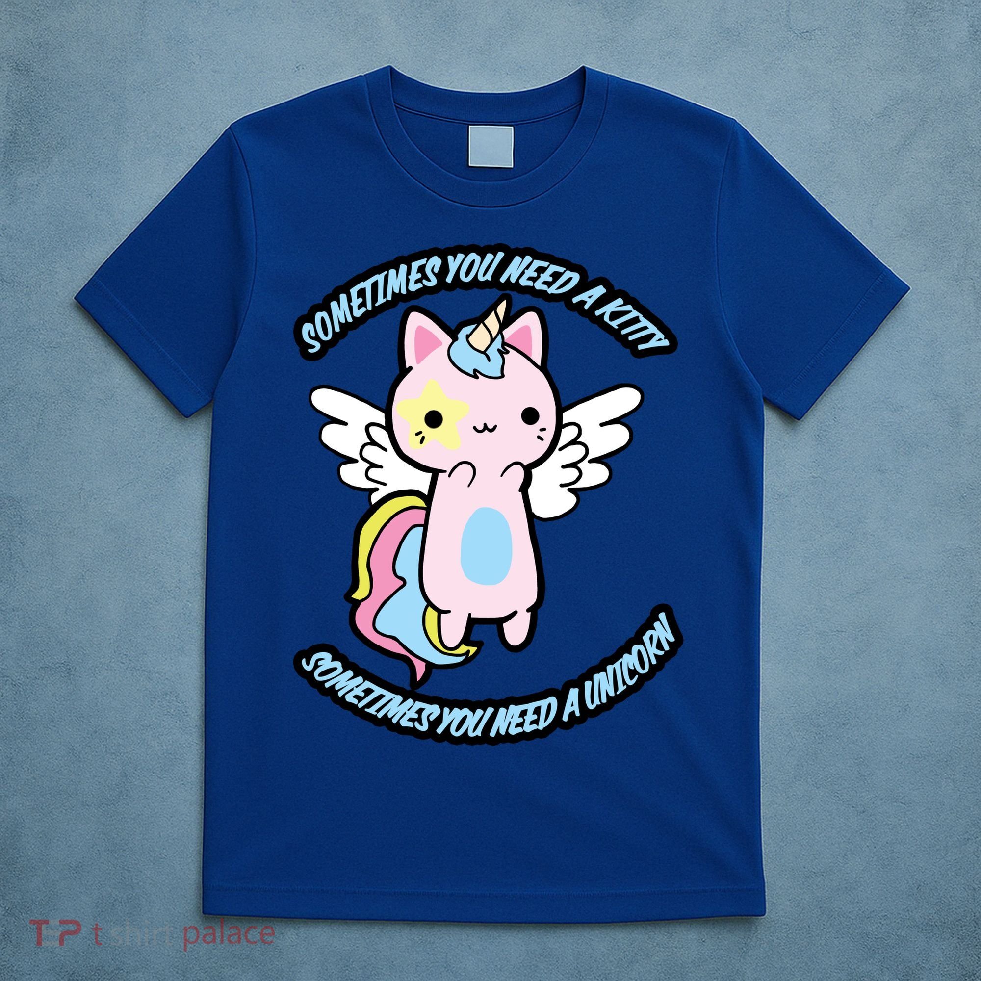 Unicorn Kitty Funny Cute Meme T-Shirt