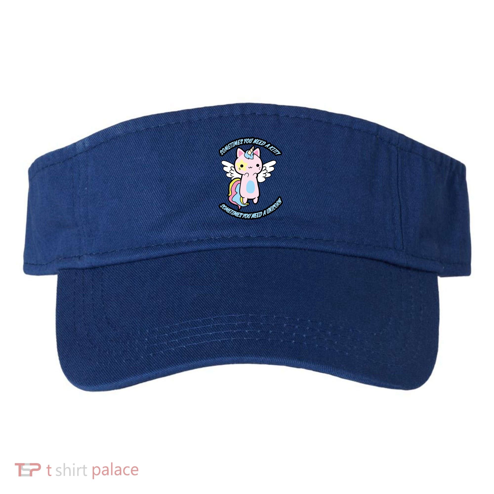 Unicorn Kitty Funny Cute Meme Visor