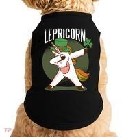 Unicorn Leprechaun Doggie Tank thumb 0
