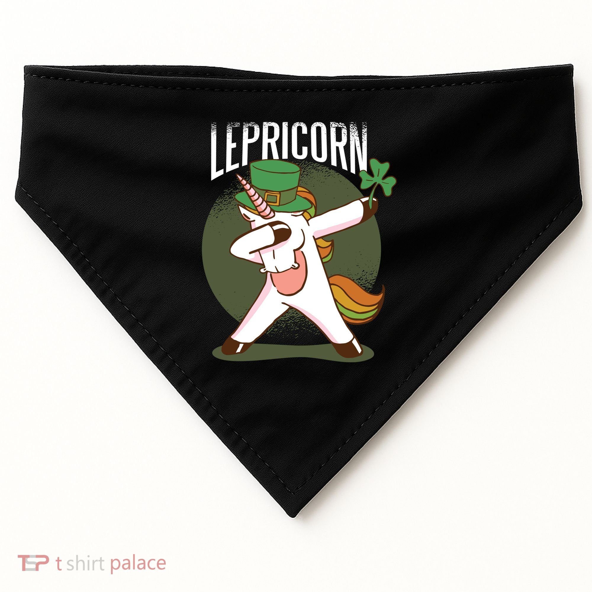 Unicorn Leprechaun USA-Made Doggie Bandana