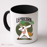 Unicorn Leprechaun Coffee Mug thumb 0