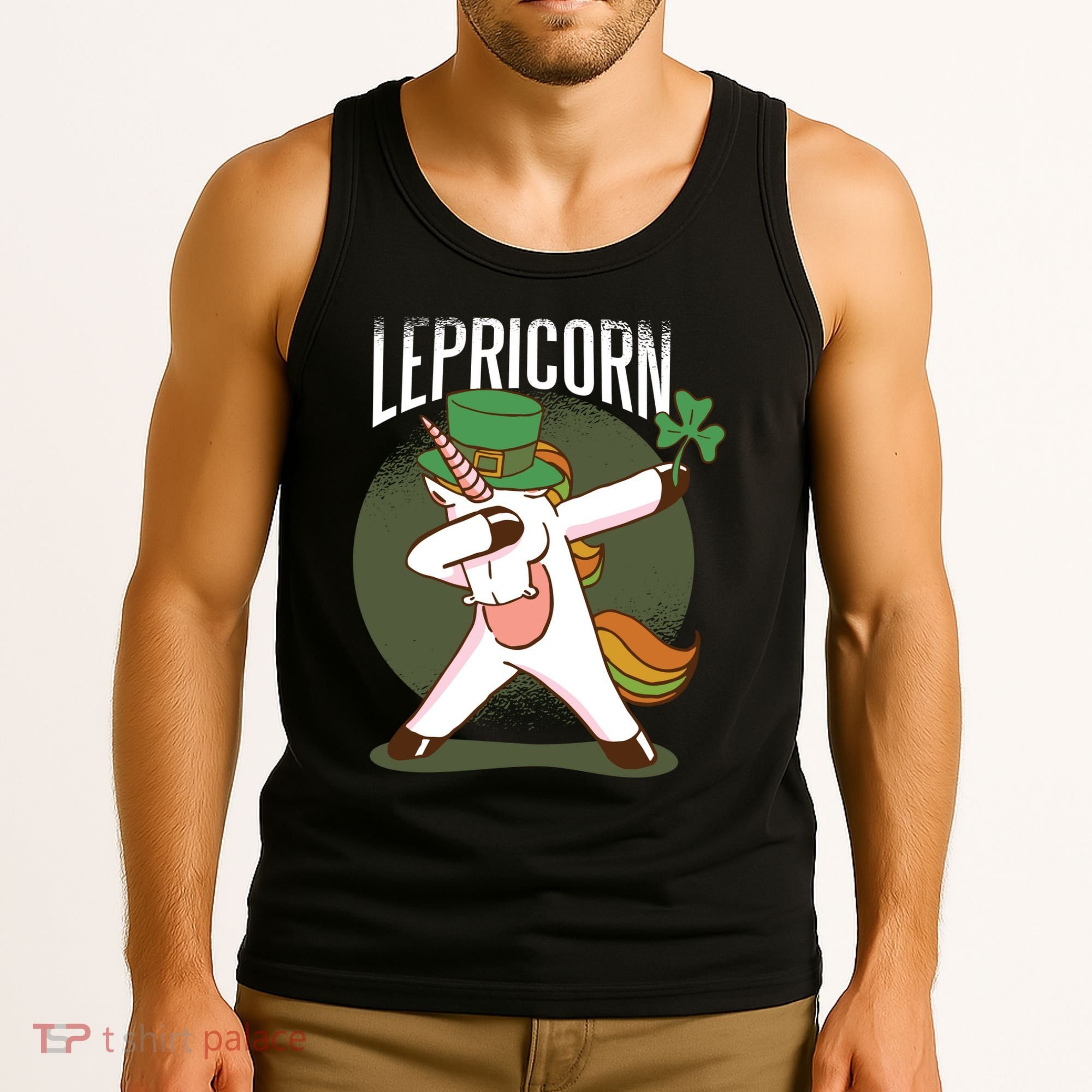 Unicorn Leprechaun Tank Top