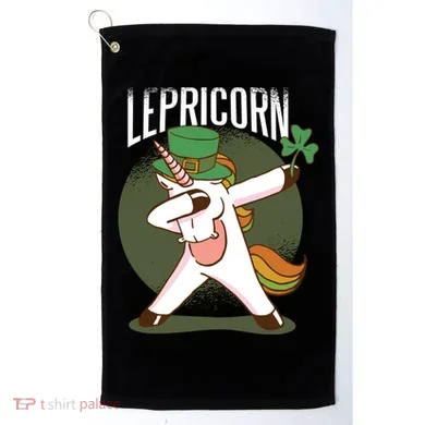 Unicorn Leprechaun Golf Towel