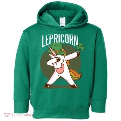 Unicorn Leprechaun Toddler Hoodie