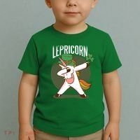 Unicorn Leprechaun Toddler T-Shirt thumb 2