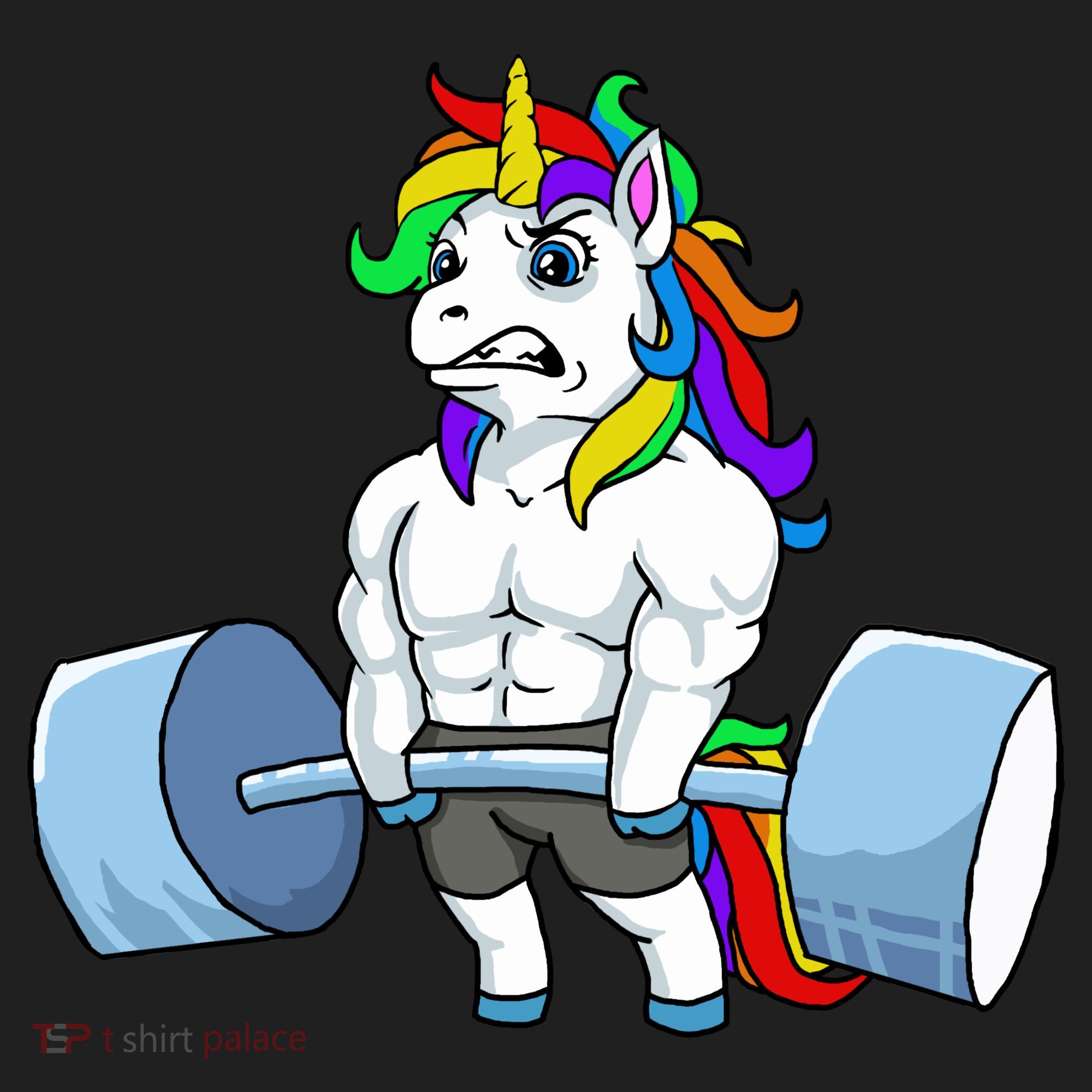 Unicorn Lifting Weights Women's Sweatshirt